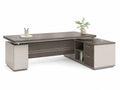 Bureau d'angle en bois MDF avec rangement intégré 200x160x75 cm