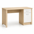 Bureau en bois avec tiroirs Blanc 120x60x75 cm